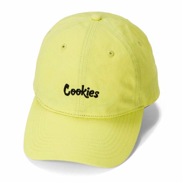 Cookies Original Mint Cotton Canvas Embroidered Dad Cap (Yellow/Black)