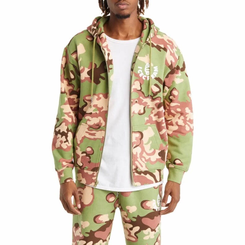 Ice Cream Zip Through Hoodie (Camo) 421-8308 – City Man USA