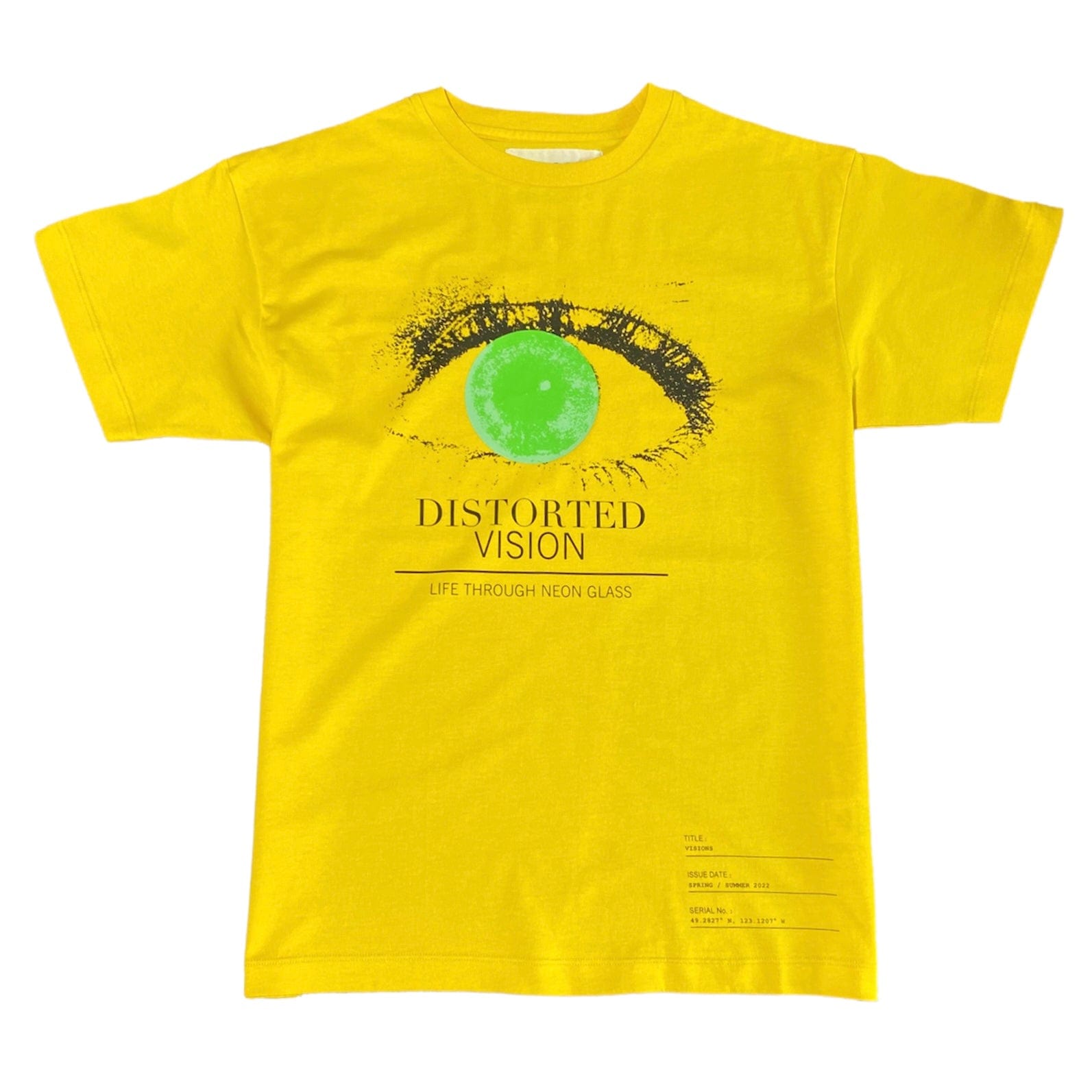 Neon Denim Vision T Shirt (Yellow) STT-015