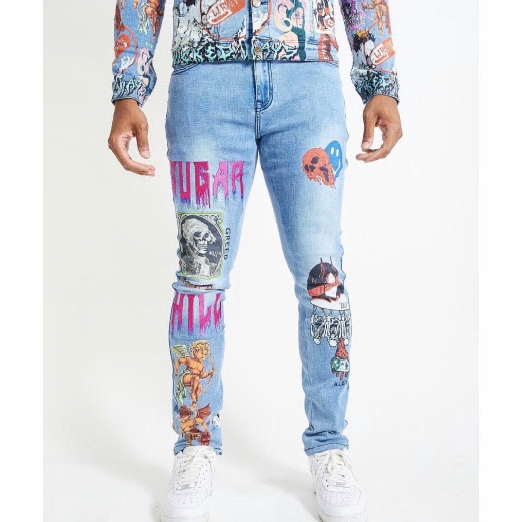 Sugar Hill 7 Sins Denim Jeans (Light Wash) SH-FALL20-10