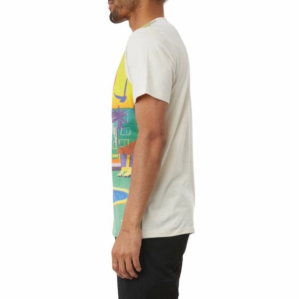 Kappa Authentic Kintrye T Shirt (Cream/Graphic) 331553W
