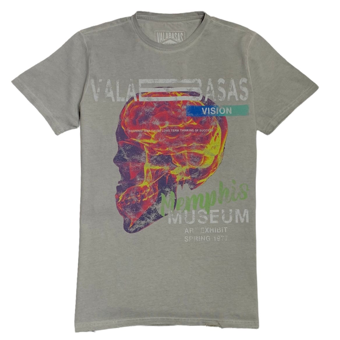 Valabasas Vision Tee (Vintage Light Grey)