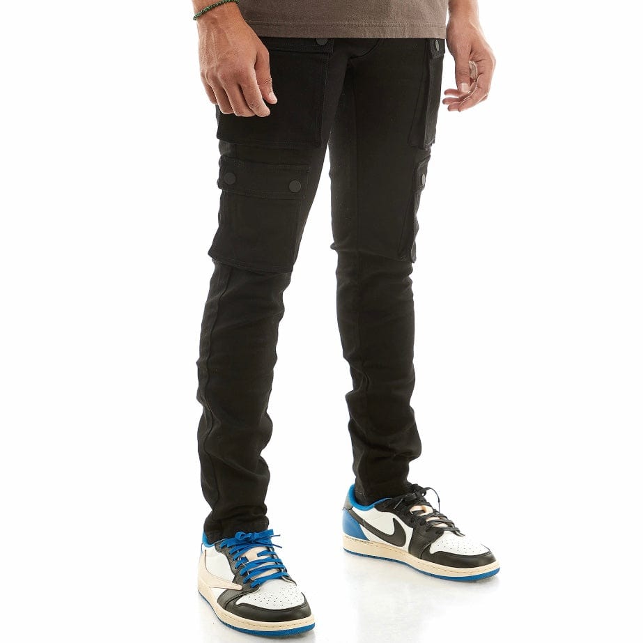 Kdnk Snap Double Cargo Pants (Black) KNB3233