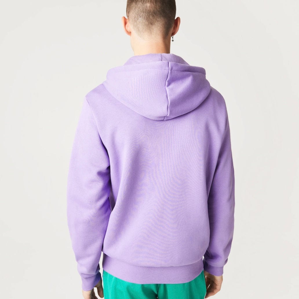 Lacoste Kangaroo Pocket Color-Blocked Hoodie (Purple) SH9626-51