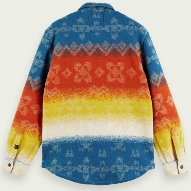 Scotch & Soda Jacquard Heavyweight Overshirt (Combo A) M