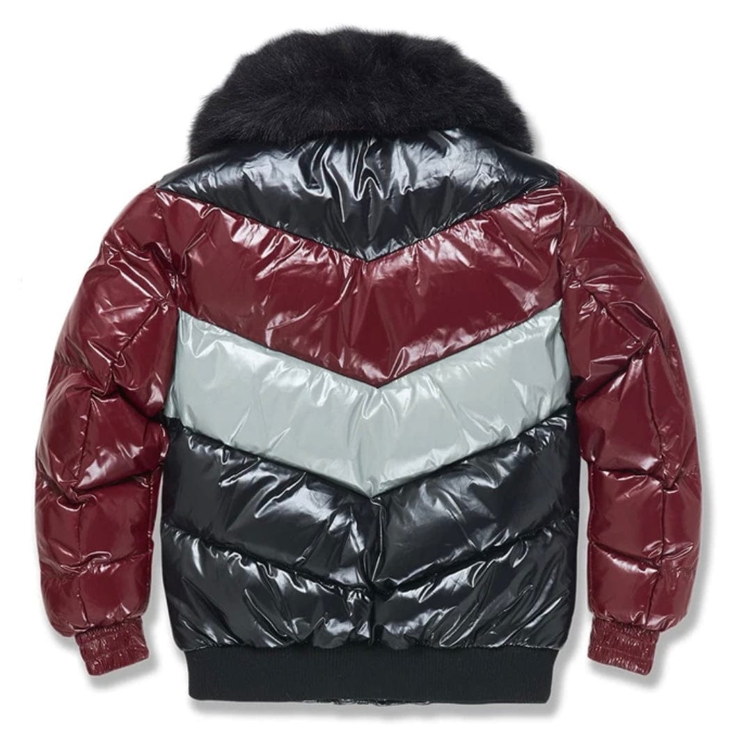 Kids Jordan Craig Sugar Hill Nylon Puffer Jacket (Burgundy) 91548K