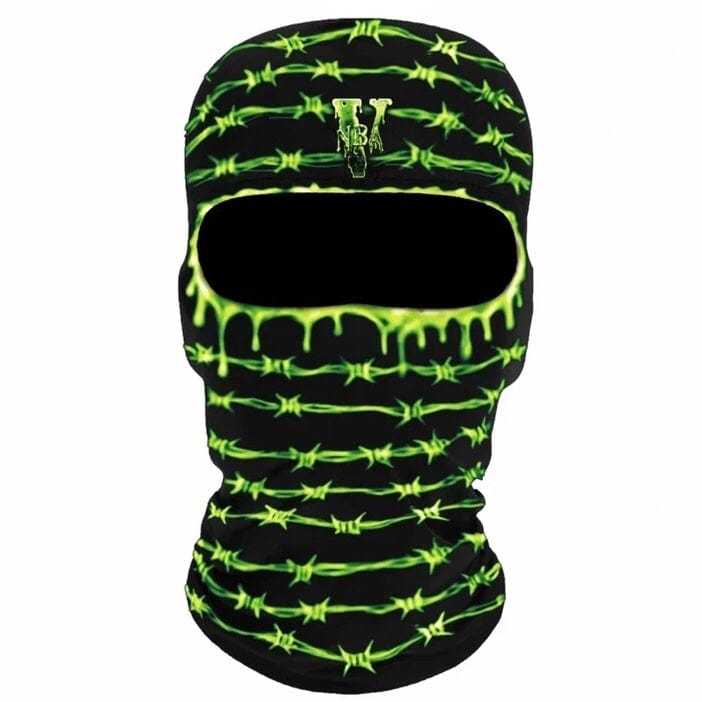 Never Broke Again X Vlone Slime Ski Mask (Black)
