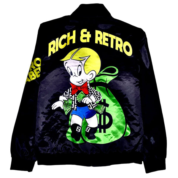 Retro Label Rich And Retro Jacket (Black) - FRED160D32