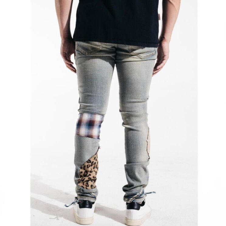 Embellish Trey Cargo Denim Jeans (Blue) EMBSP221-141