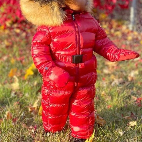 Kids Jordan Craig Astoria Snowsuit (Red) NB900