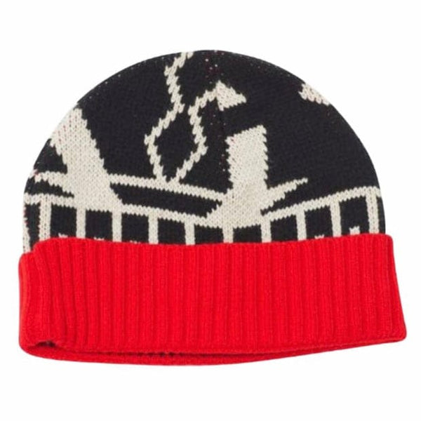 One In A Million Beanie Hat (Black/Red) B22