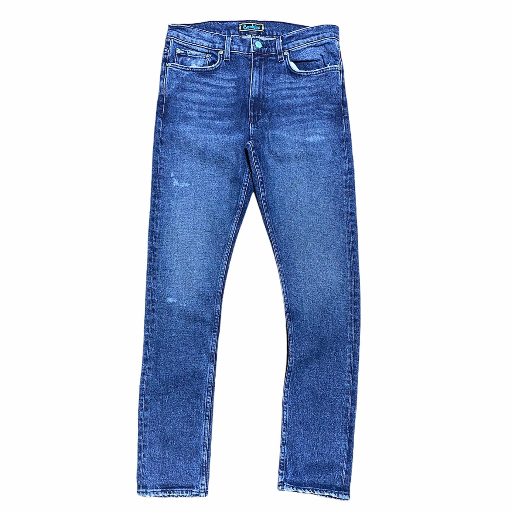 Cookies Skinny Fit 5 Pocket Denim Jeans (Medium Blue Wash) 1550B4863