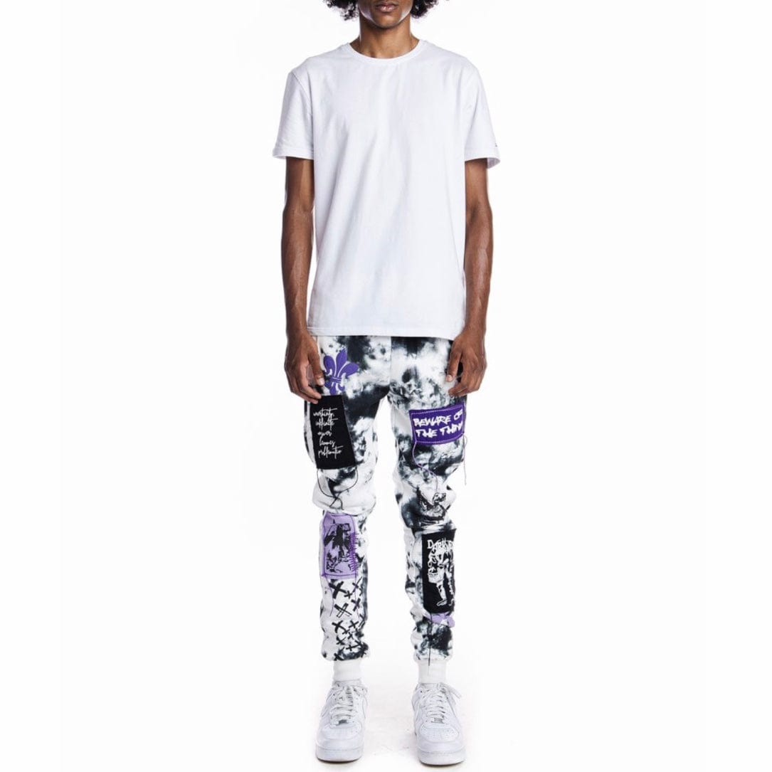 Smoke Rise Gothic Fashion Fleece Joggers (Cloud Black) FP21658-MP