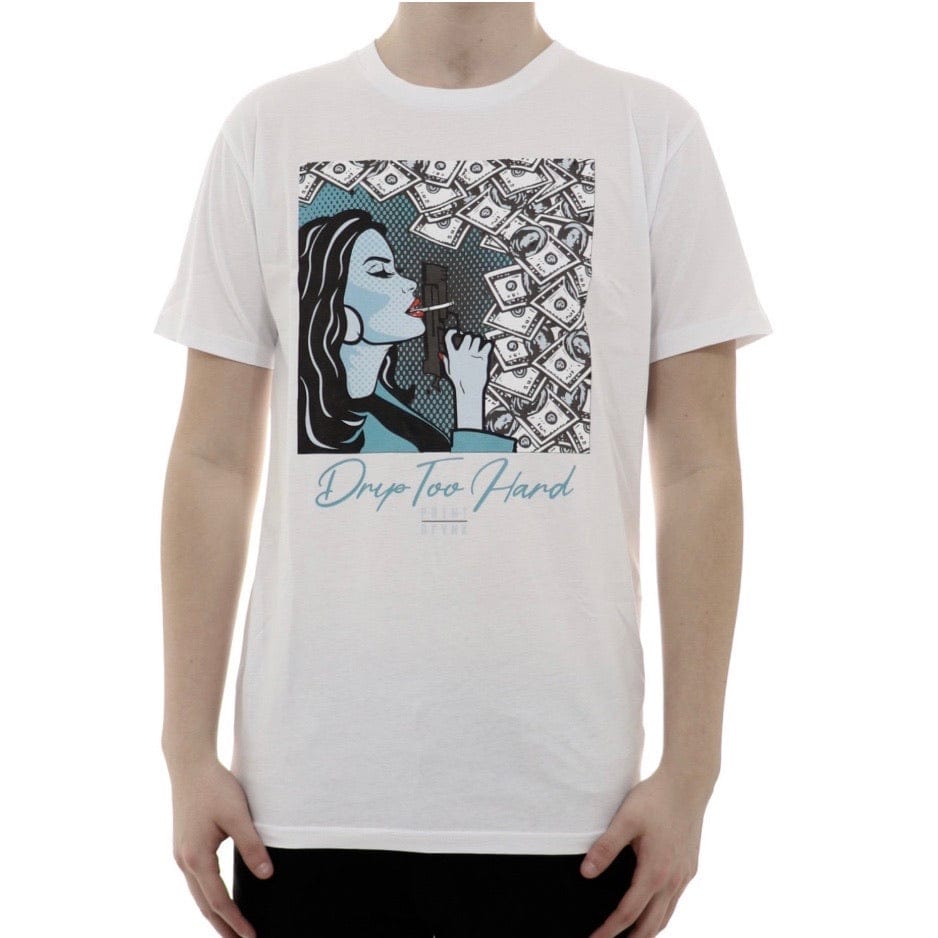 Point Blank Drip Too Hard T Shirt (White)