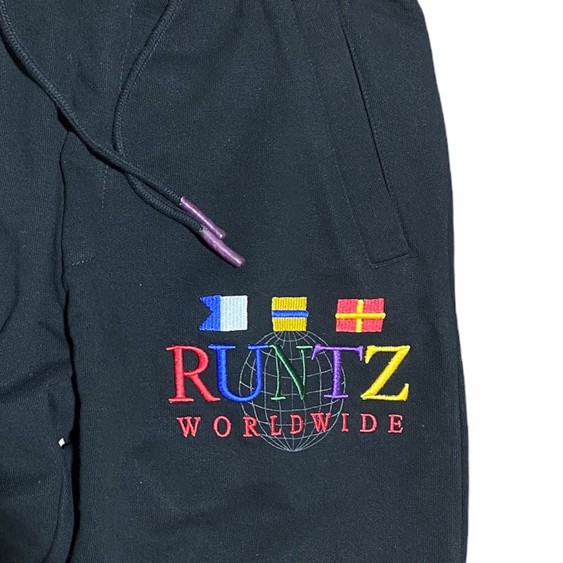 Runtz Around The World Jogging Pants (Black) - 321-3647