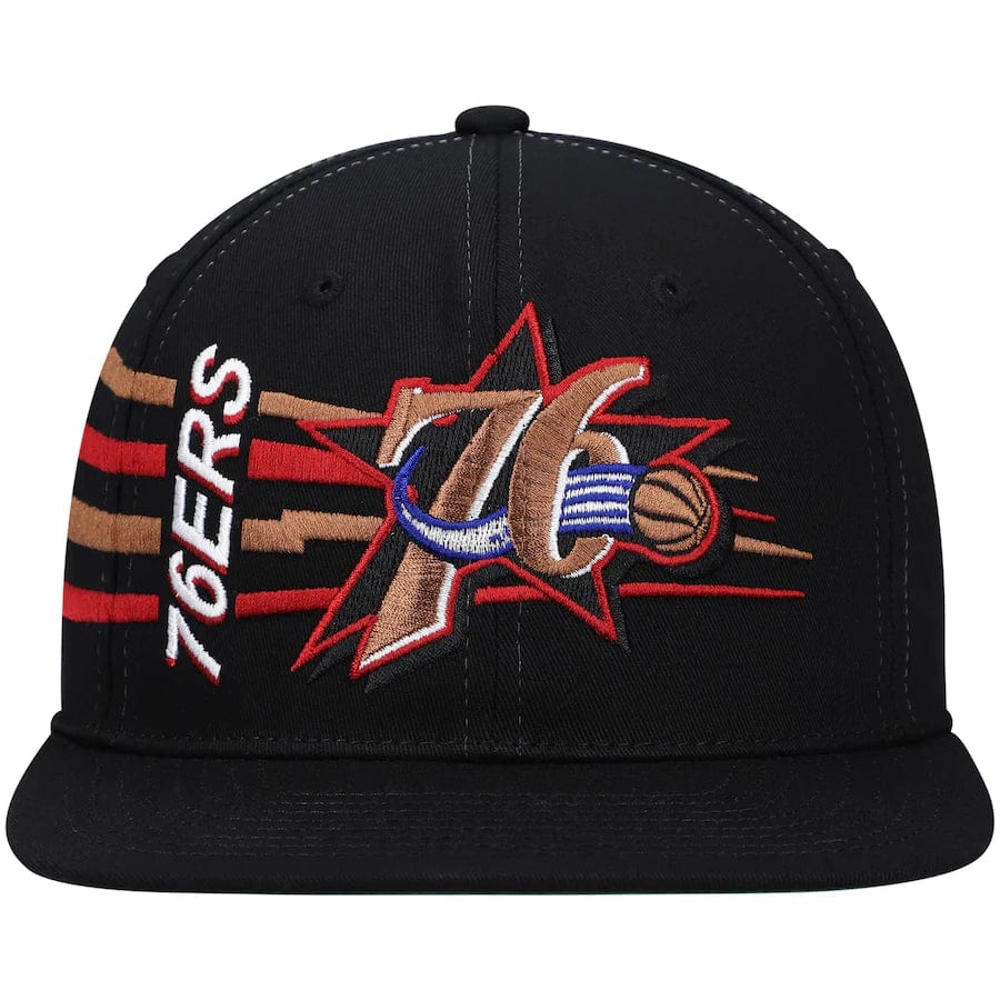 Mitchell & Ness Nba Retro Bolt Deadstock Snapback Hwc 76ers (Black)