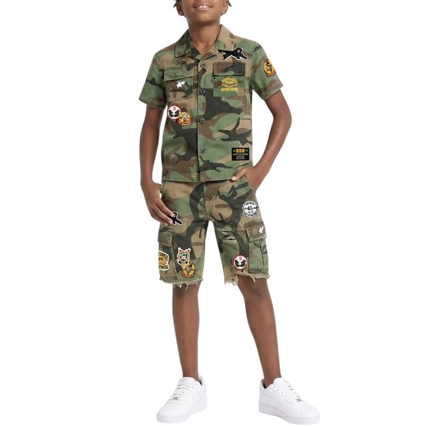 Kids Jordan Craig Retro War Angel Set (Vintage Camo)