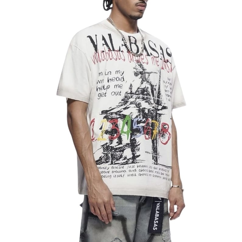 Valabasas Insane Tee (White) VLBS-VT1-1085