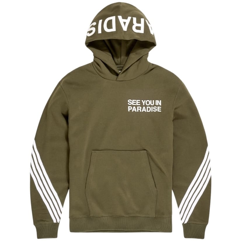 See You In Paradise Perfect Pitch Pullover Hoodie (Olive) 9229H