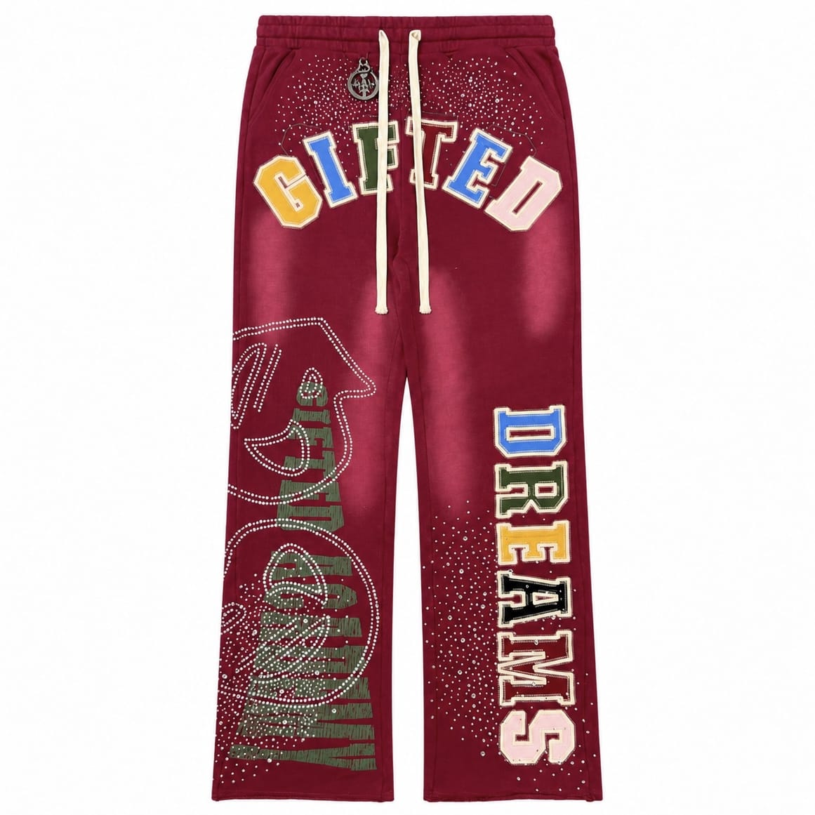 GFTD La Gifted Academy Hoodie & Pants Set (Burgundy)