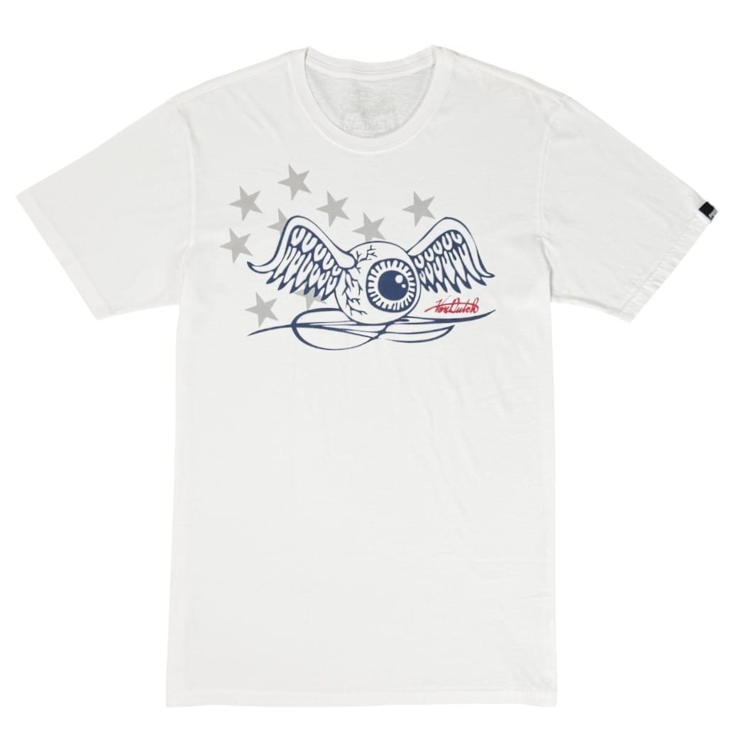 Von Dutch Eye T-Shirt (Red/White/Blue) - M113