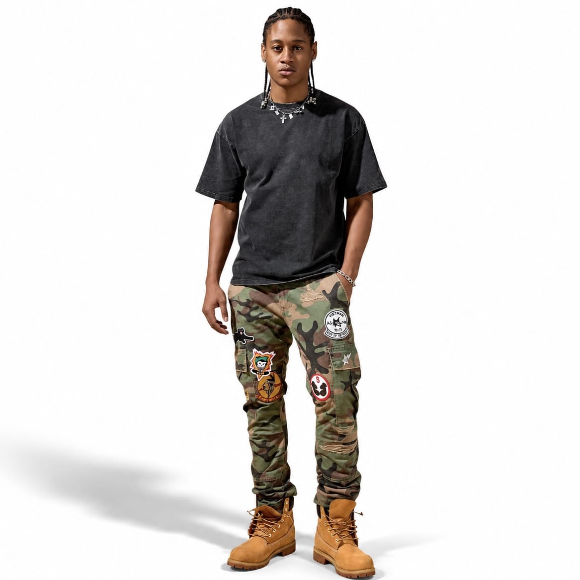 Jordan Craig Xavier Hellfire Cargo Pants (Vintage Camo Diary) 54422C