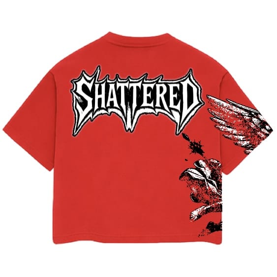 Shattered Hearts Catchin Feelins Tee (Red)