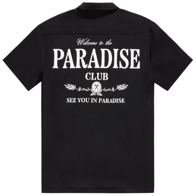 See You In Paradise Club Shirt and Short Set (Black)