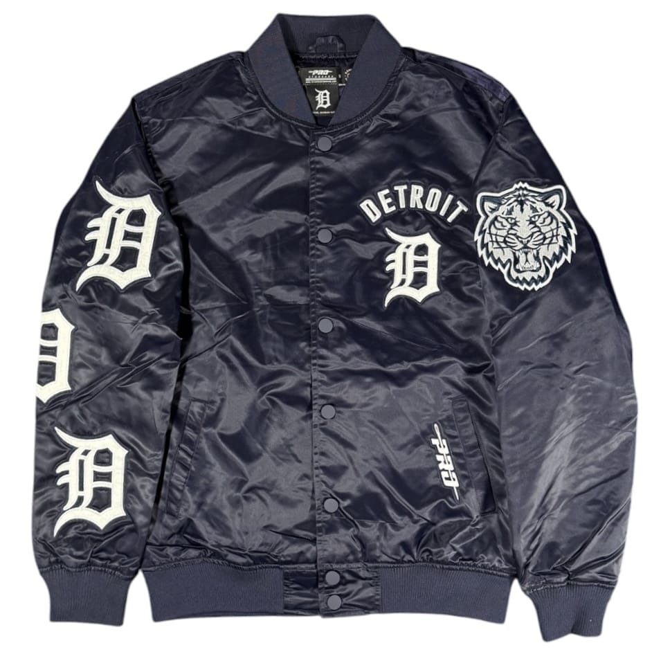 Pro Standard MLB Detroit Tigers All Pro Satin Jacket (Navy)