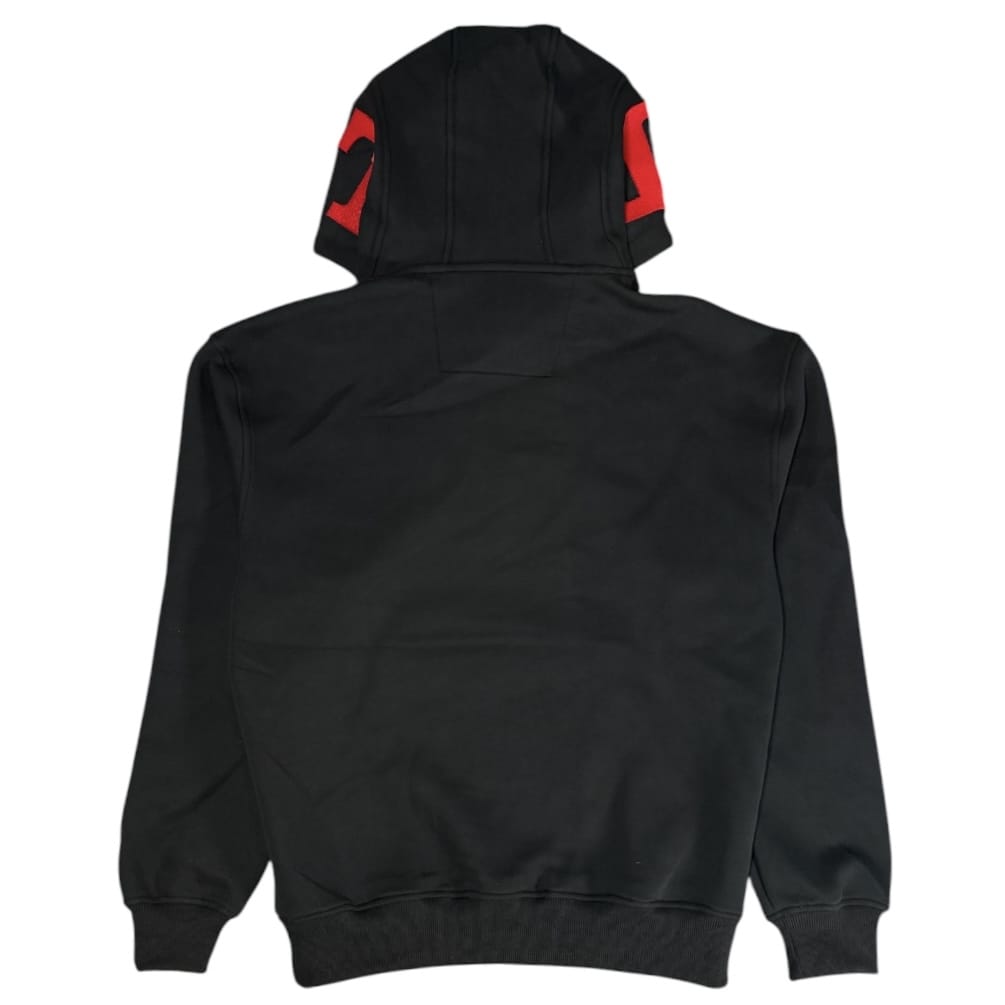 Liquid Crystals Chenille Hoodie & Pants Set (Crimson)