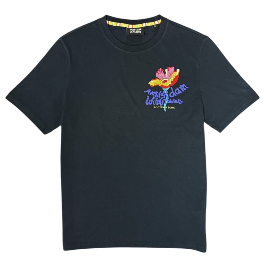 Scotch & Soda Wildflowers Tee (Navy) 171694