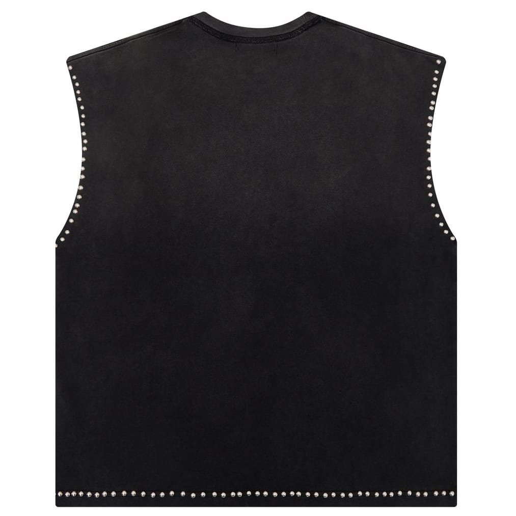 Almost Someday Crowned Cut Off Tee (Sun Fade Black) AS-SUM26-010