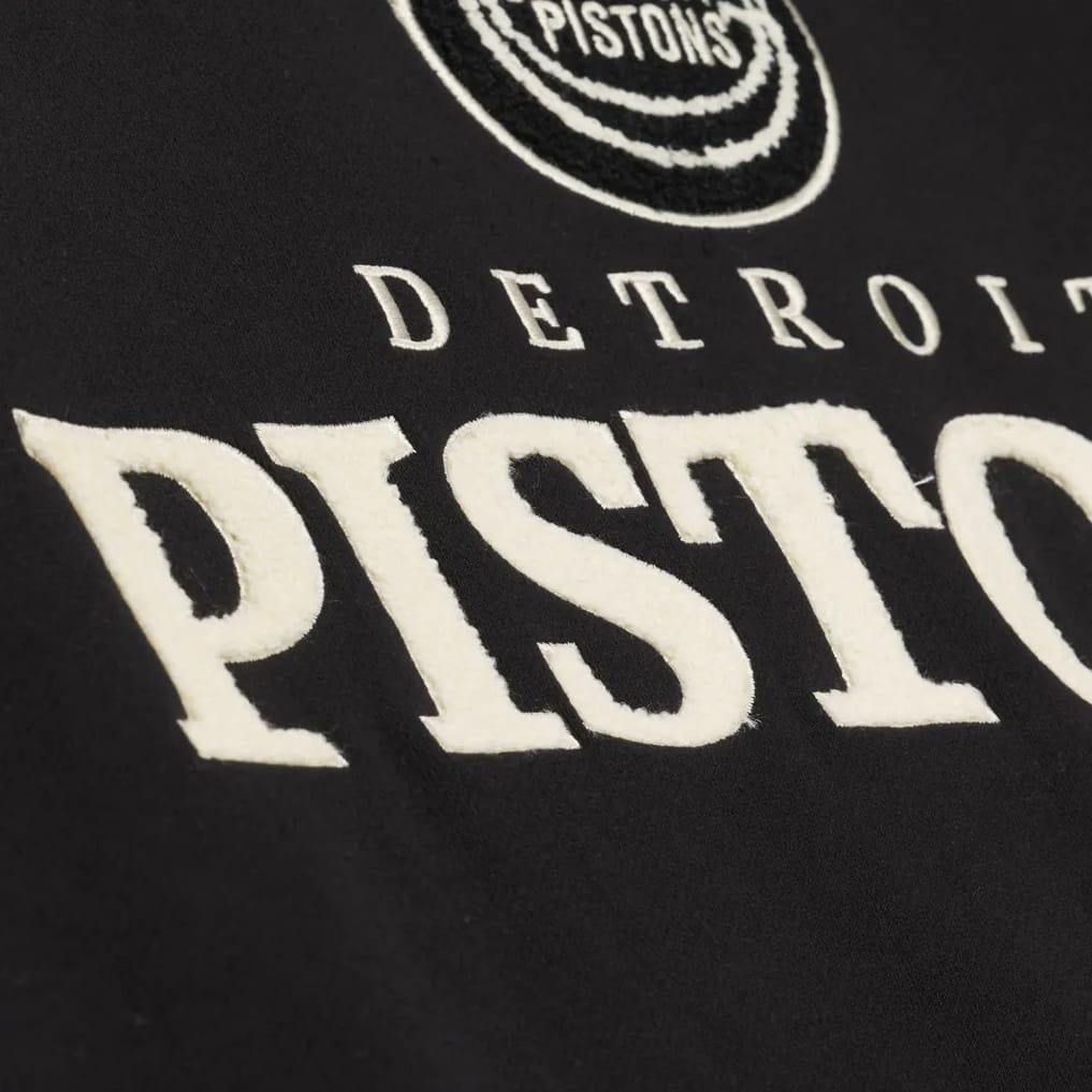 Mitchell & Ness NBA Detroit Pistons Cookies & Cream Crewneck (Black)