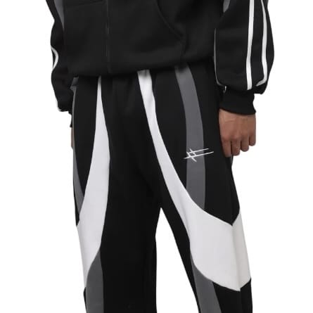 Loiter Hybrid Tek Zip Hoodie & Sweatpants Set (Black)