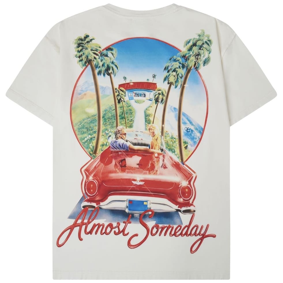Almost Someday Drive Thru Tee (Cream) AS-FALL26-006
