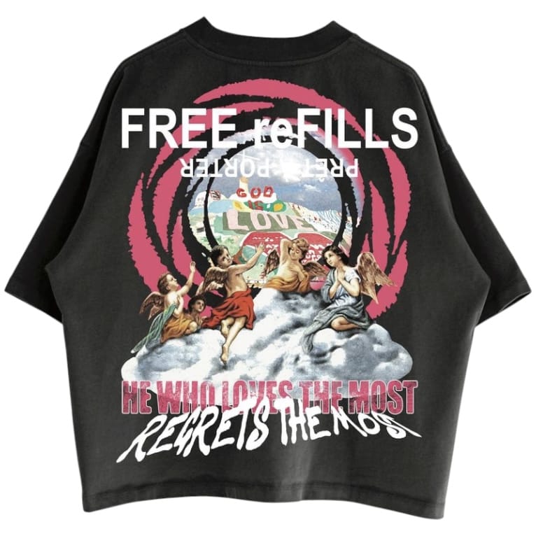 Free Refills Salvation Tee (Black) FR-FALL26-012