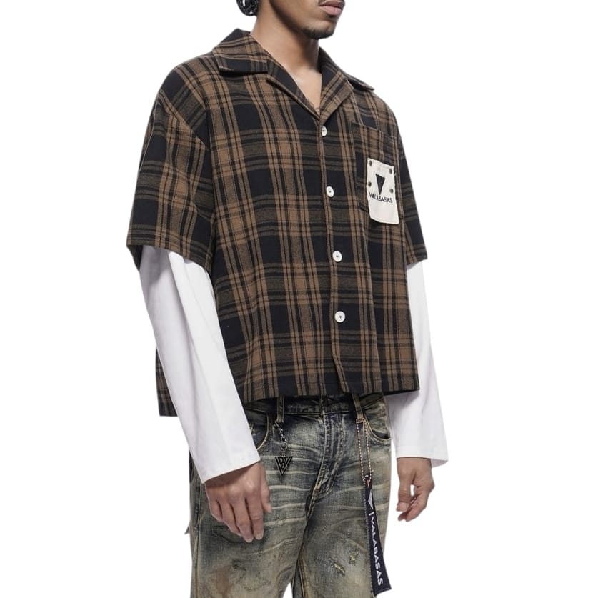 Valabasas Rip Double Layered Flannel (Brown) VLBS-VBD2-1021