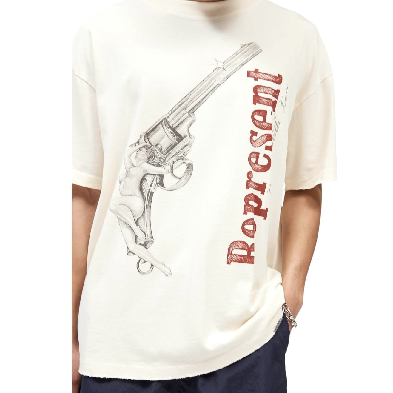 Represent Loaded With Love Tee (Buttercream) MLM100682-30