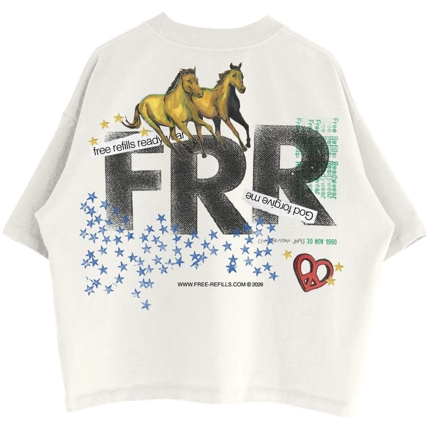 Free Refills Collage Tee (Off White) FR-SUM26-021