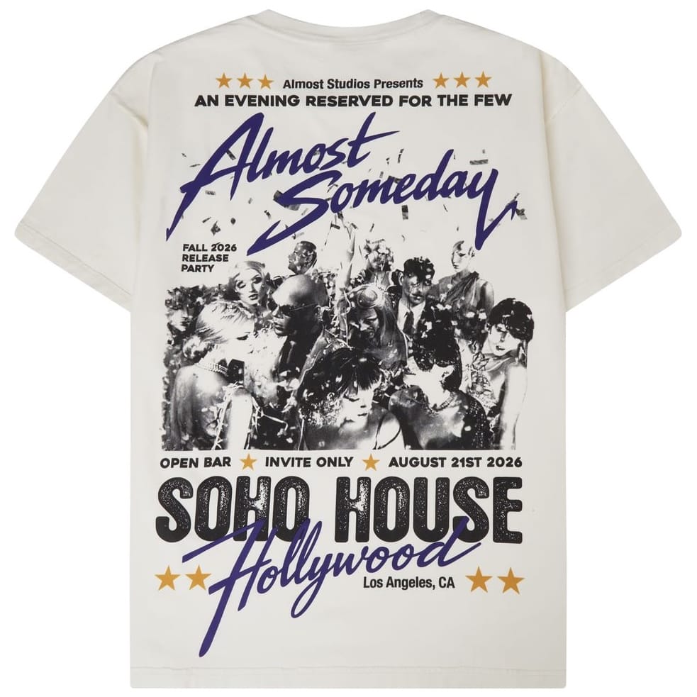 Almost Someday Soho Tee (Cream) AS-FALL26-007
