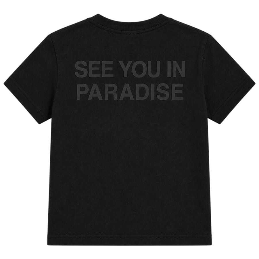 Kids See You In Paradise Tonal Short Set (Black) 2078AK/2078SK