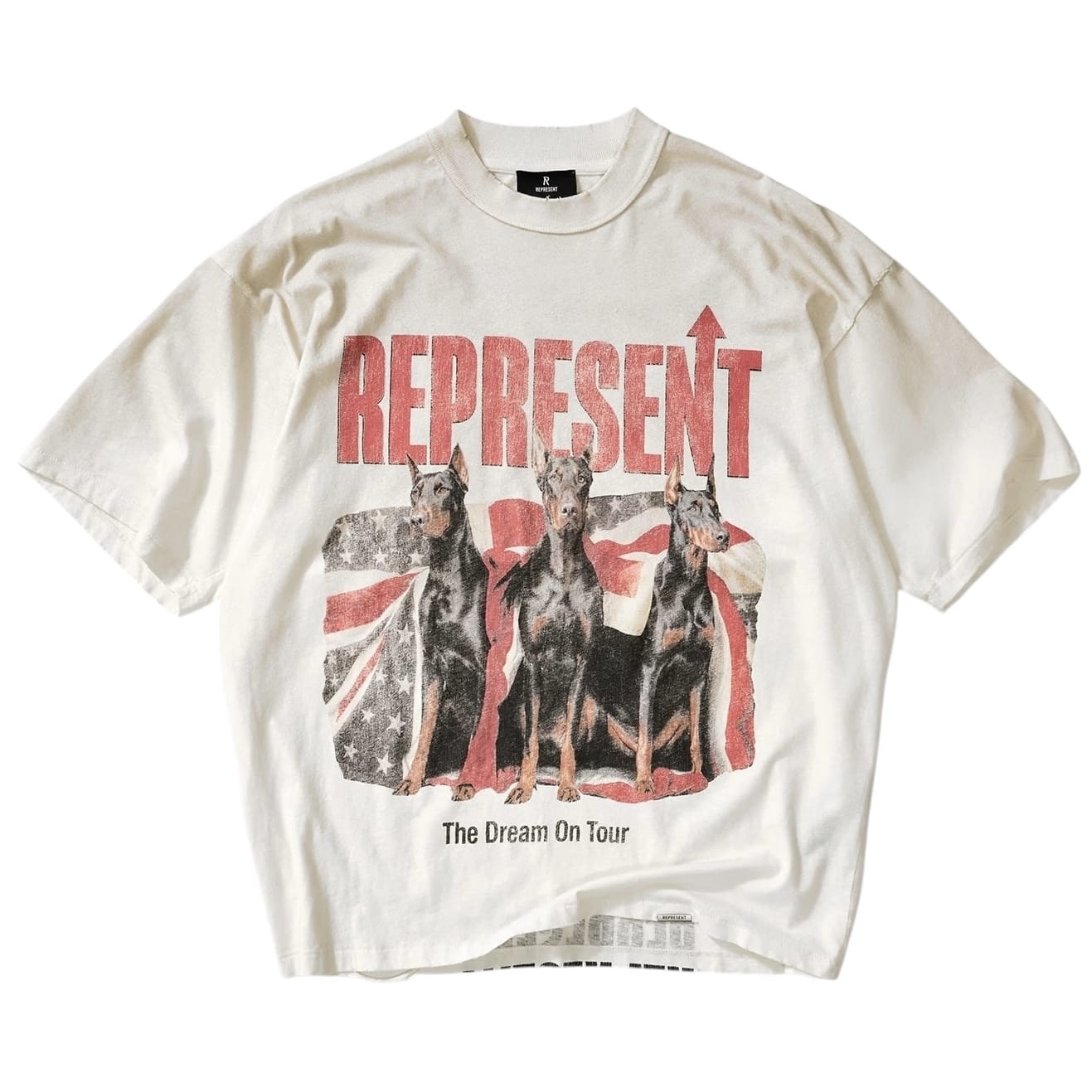 Represent Dream On Tour Tee (Washed Ecru) MLM100593-30