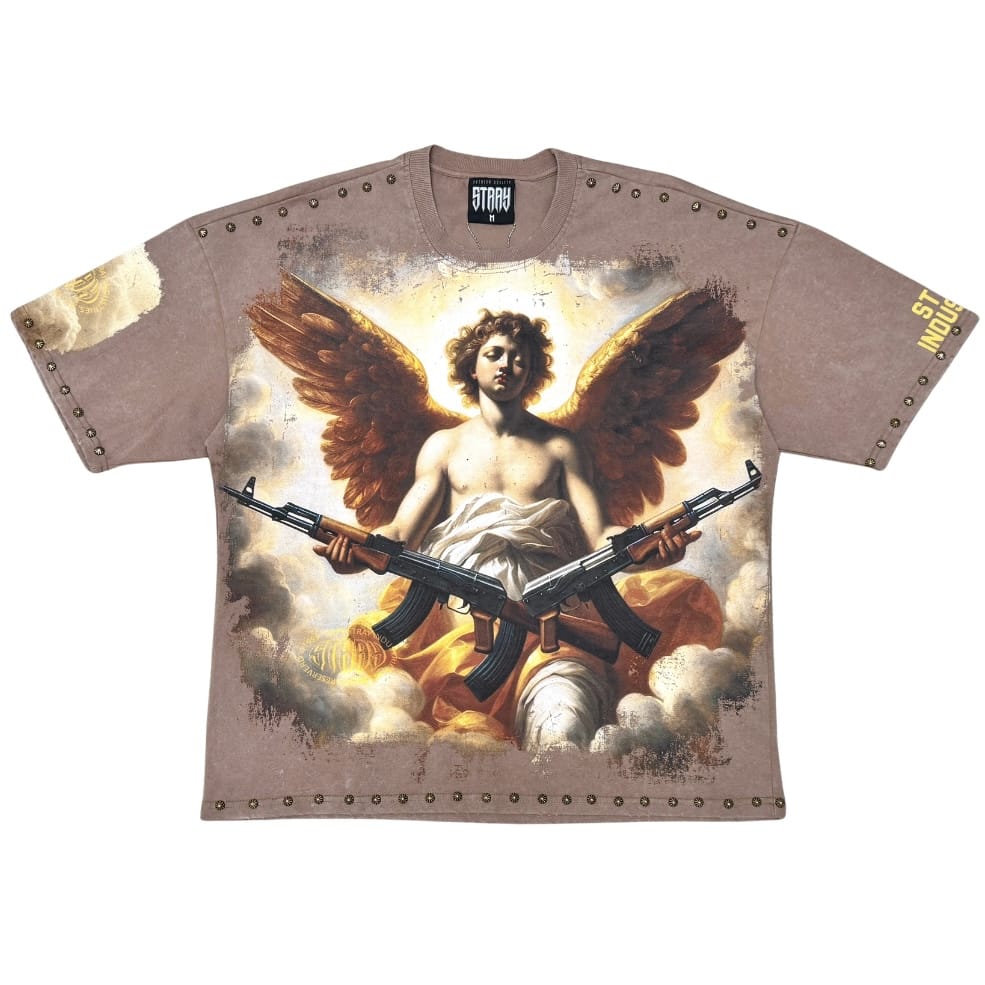 Stray AK Angel Tee (Mushroom) ST1737-MUH