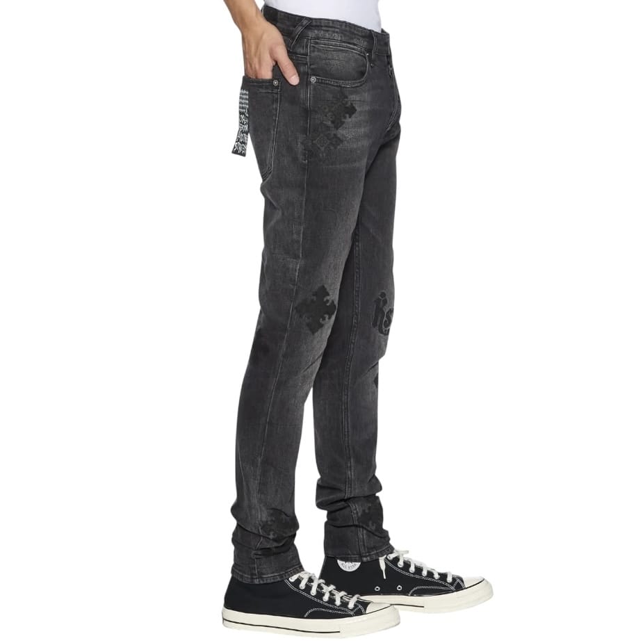 Ksubi Van Winkle Blakk Metal Paise Denim Jean (Black) MPF26DJ010