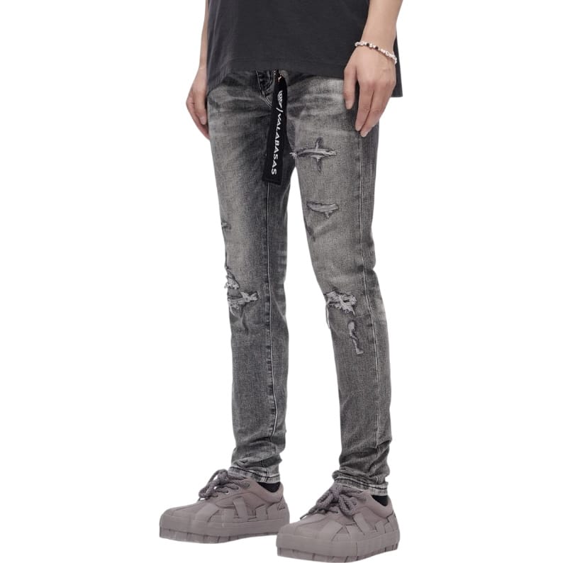 Valabasas Scimitar Skinny Jean (Grey Wash) VLBS-VJ2-1056