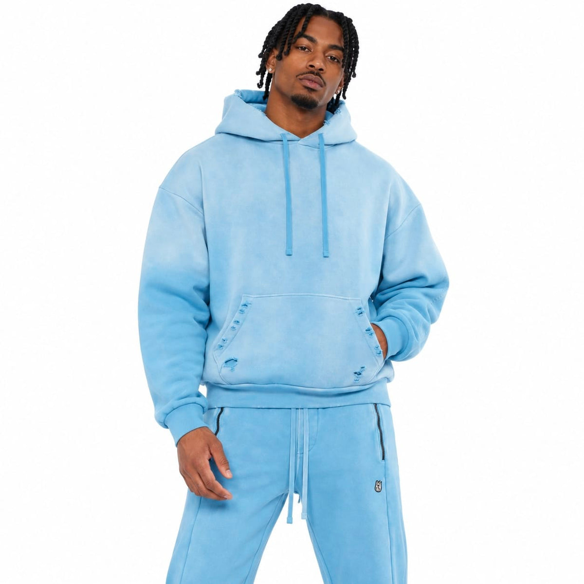Cult Of Individuality F. Terry Po Sweatshirt & Sweatpants Set (Navagio Bay)