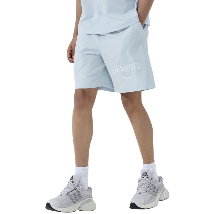 See You In Paradise Detroit Motor Club SS Shirt & Short Set (Light Blue)
