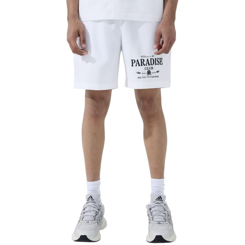 See You In Paradise Club Shirt and Short Set (White)