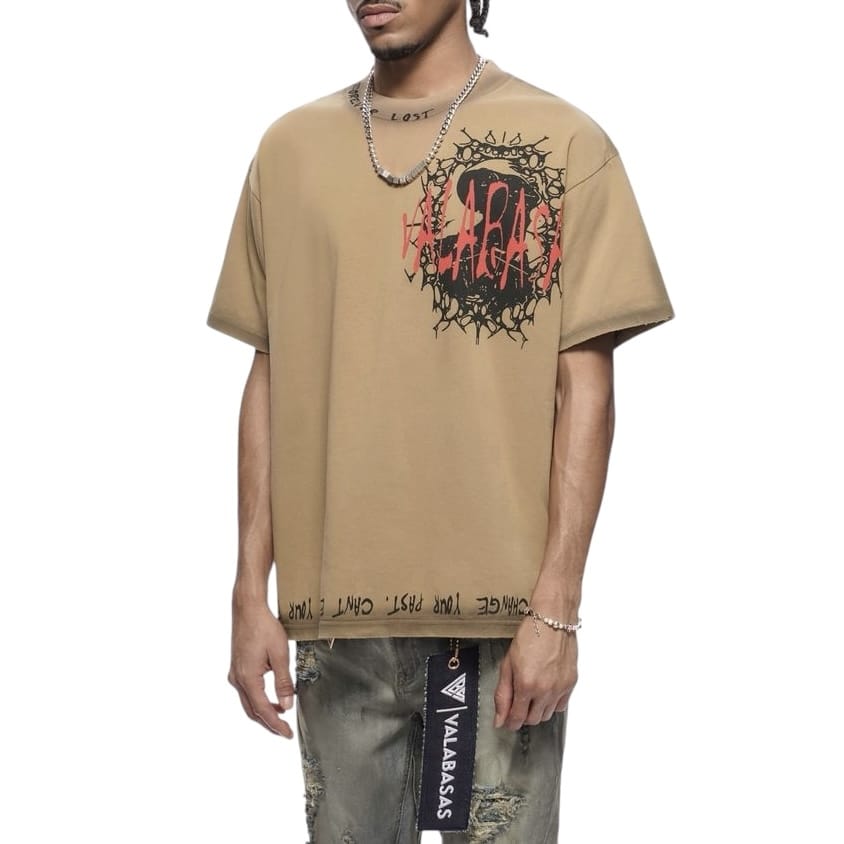 Valabasas Escape Tee (Khaki) VLBS-VT1-1088