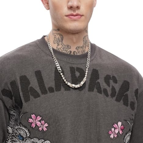 Valabasas Ikari Tee (Washed Black) VLBS-VT1-1092